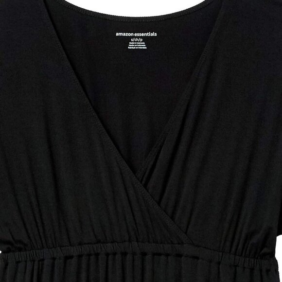 Women's Surplice Dress Available in Plus Size - Picture 4 of 5